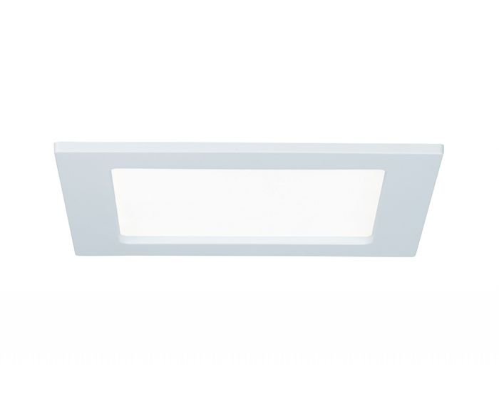 P 92065 Zápustný LED panel hranatý 12W 850lm 4000K bílý IP44 - PAULMANN