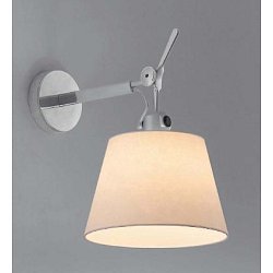 Obrázek pro produkt Nástěnné svítidlo Tolomeo 1x150W leštěný hliník bez stínidla - ARTEMIDE