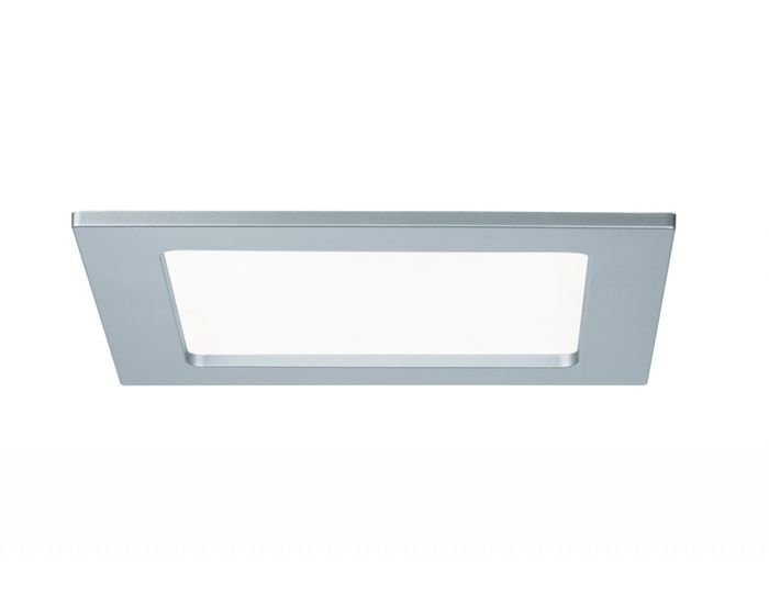 P 92077 Zápustný LED panel hranatý 12W 4000K matný chrom IP44 - PAULMANN (obrázek 2)
