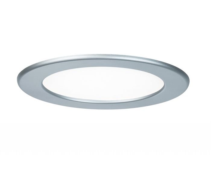 P 92071 Zápustný LED panel kulatý 12W 4000K matný chrom IP44 - PAULMANN