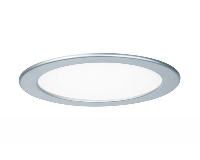 P 92072 Zápustný LED panel kulatý 18W 4000K matný chrom IP44 - PAULMANN
