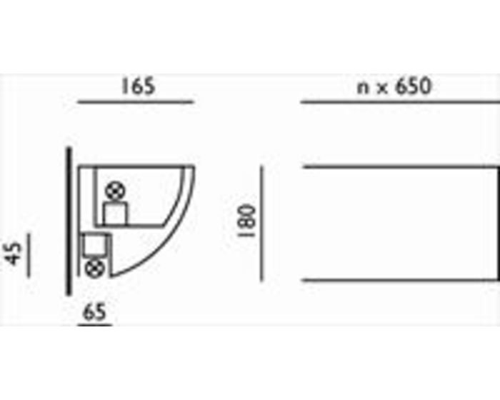 WD 86-3010 Nástěnná světelná římsa DRD 508 - 65cm - ECO-DESIGN (obrázek 3)