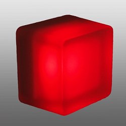 Obrázek pro produkt LED svítidlo Magnum kostka červená 1,08W 620-630nm 12V DC IP68 - AMVIS