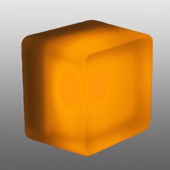 AM 114117 LED svítidlo Magnum kostka amber 0,88W 538-592nm 12V DC IP68 - AMVIS