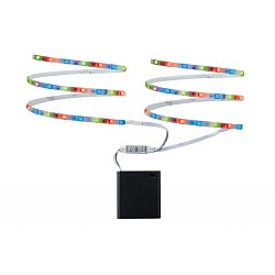 Obrázek pro produkt LED Mobil pásek RGB 2x80cm 1,2W, provoz na baterie - PAULMANN