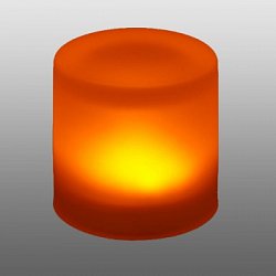 Obrázek pro produkt LED svítidlo Spot-8 válec oranžová 0,88W 600-609nm 12V DC IP68 - AMVIS