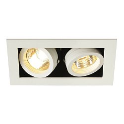 Obrázek pro produkt KADUX GU10 II matná bílá 230V GU10 2x50W - BIG WHITE (SLV)