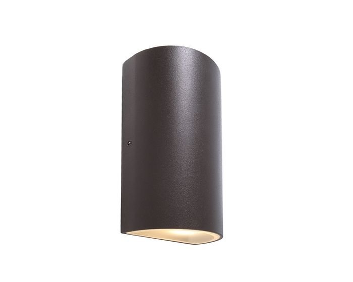 IMPR 731013 Nástěnné svítidlo Kimbali kruhové 6W LED 3000K 280lm antracit - LIGHT IMPRESSIONS