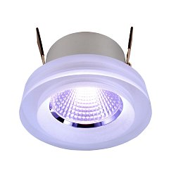 Obrázek pro produkt Zápustné stropní svítidlo COB 68 Acryl 8W LED 227lm stříbrná - DEKOLIGHT
