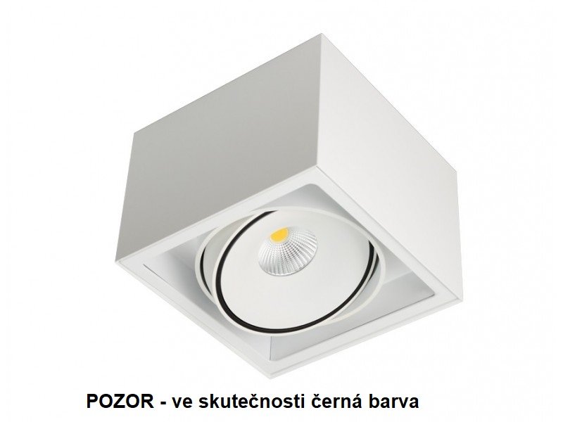 BPM 8216.02.D60.3K Stropní svítidlo Gran Cube černé 16W 3000K 60° 1442lm - BPM