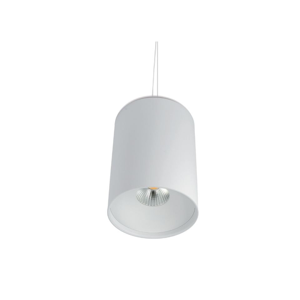 BPM 9050.01.PN.WH-WH.40.ST.9.30 Závěsné svítidlo TUBE LED 6,2W Ø86mm 3000K 540lm - BPM (starý kód: 9050.14.W-W.D40.3K)