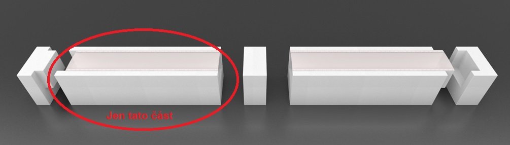 Levně WD 86-3521 Stropní / nástěnná přisazená linie LED 2m - ECO-DESIGN