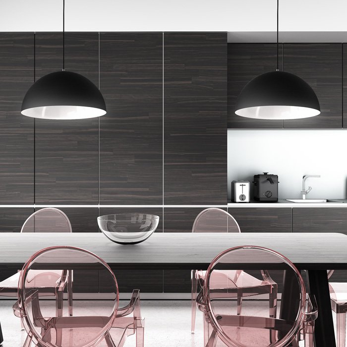 RED R11702 //  MONROE 50 závěsná matná černá/bílá  230V E27 42W - RED - DESIGN RENDL (obrázek 4)