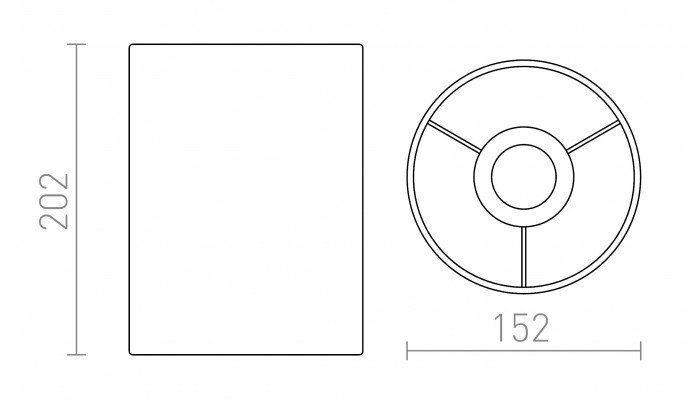 RED R11810 RON 15/20 stínidlo Monaco holubí šeď / stříbrné PVC max. 28W - RED - DESIGN RENDL (obrázek 2)