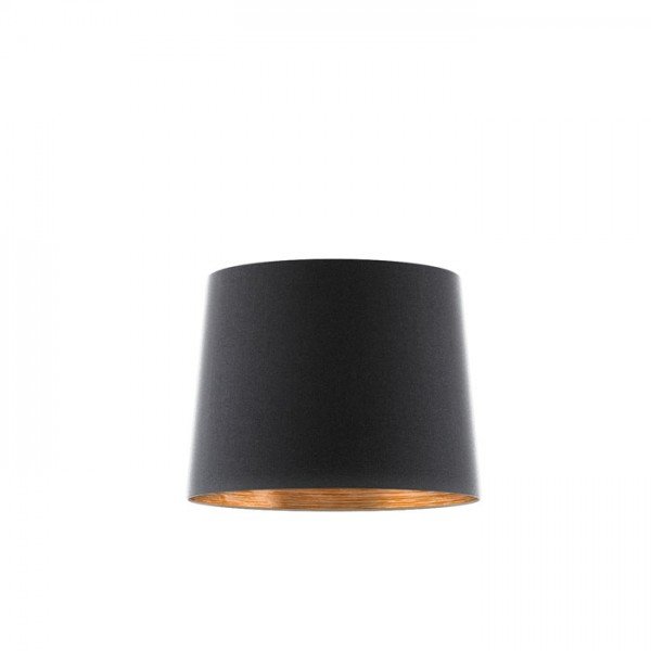 Levně RED R11483 ASPRO 40/30 stínidlo Polycotton černá / měděná fólie max. 23W - RED - DESIGN RENDL