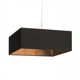 Obrázek pro produkt TEMPO 50/19 stínidlo Polycotton černá / měděná fólie max. 23W - RED - DESIGN RENDL