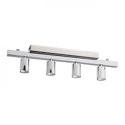 Obrázek pro produkt RALLONG 4 stropní základna chrom 230V E27 4x42W - RED - DESIGN RENDL