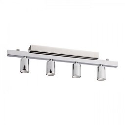 Obrázek pro produkt RALLONG 4 stropní základna chrom 230V E27 4x42W - RED - DESIGN RENDL