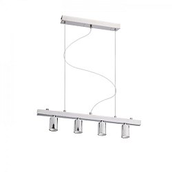 Obrázek pro produkt RALLONG 4 závěsná základna  chrom 230V E27 4x42W - RED - DESIGN RENDL