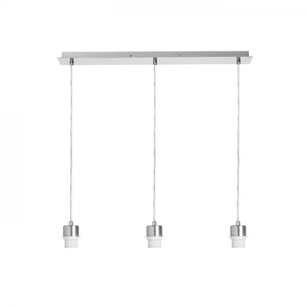 RED R11774 MORE 60 stropní závěsná základna matný nikl 230V E27 3x42W - RED - DESIGN RENDL