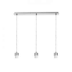 Obrázek pro produkt MORE 60 stropní závěsná základna matný nikl 230V E27 3x42W - RED - DESIGN RENDL