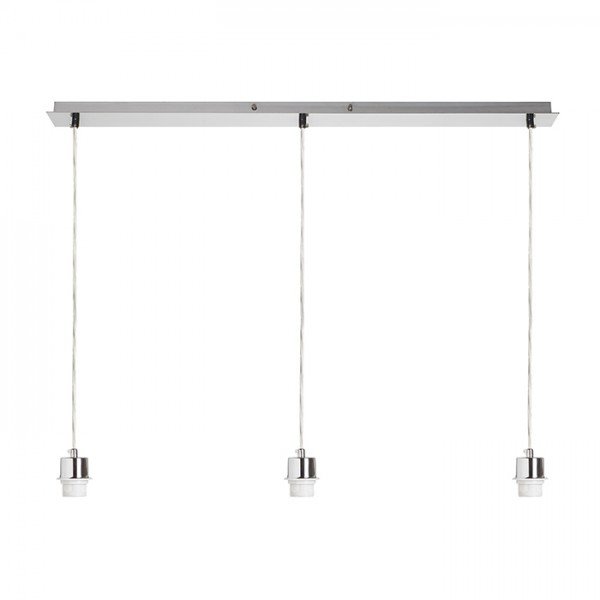 RED R11776 MORE 80 stropní závěsná základna matný nikl 230V E27 3x42W - RED - DESIGN RENDL