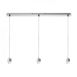 Obrázek pro produkt MORE 80 stropní závěsná základna matný nikl 230V E27 3x42W - RED - DESIGN RENDL
