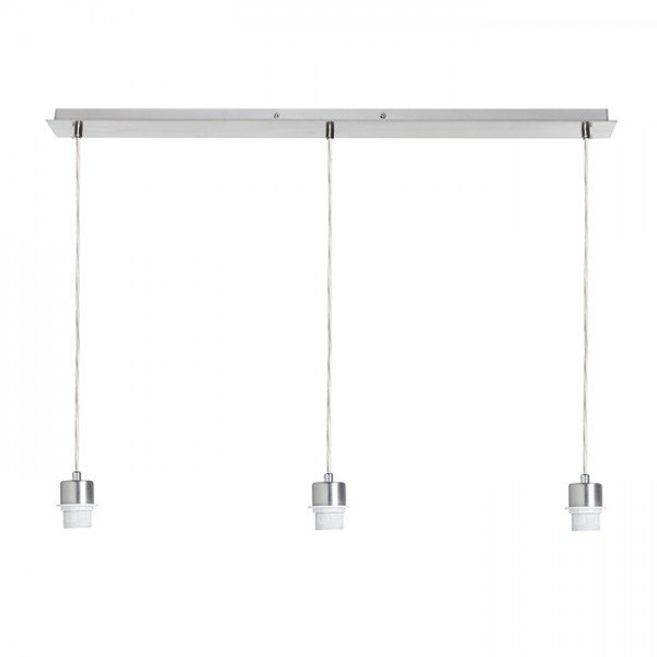 RED R11777 MORE 80 stropní závěsná základna chrom 230V E27 3x42W - RED - DESIGN RENDL