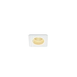 Obrázek pro produkt PATTA-F zápustná stropní čtvercová bílá 230V/500mA 9W 38° IP65 3000K - BIG WHITE (SLV)