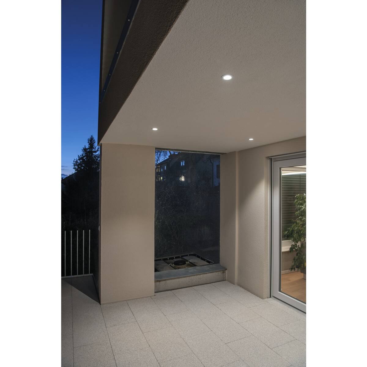 LA 114441 PATTA-F zápustná stropní kruhová bílá 230V/500mA 9W 38° IP65 3000K - BIG WHITE (SLV) (obrázek 4)
