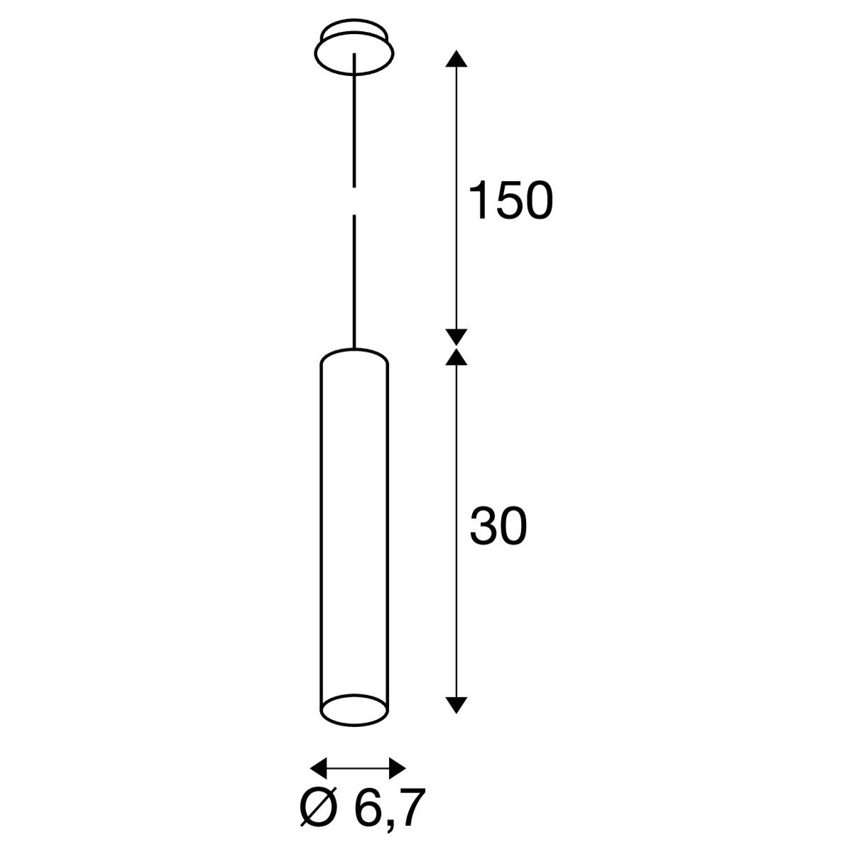 LA 151850 ENOLA B závěsná černá 230V GU10 50W - BIG WHITE (SLV) (obrázek 23)