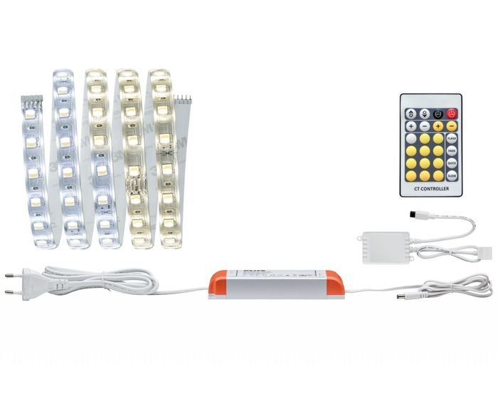 P 70623 MaxLED Tunable White - základní sada izolovaná 1,5m 10W, ovládání bílého světla - PAULMANN