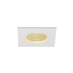 Obrázek pro produkt PATTA-I zápustná matná bílá hranatá230V/500mA LED 9W 38° 3000K - BIG WHITE (SLV)