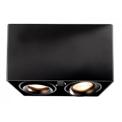 Obrázek pro produkt Svítidlo stropní  Mona II 2x50W GU10 černá - DEKOLIGHT