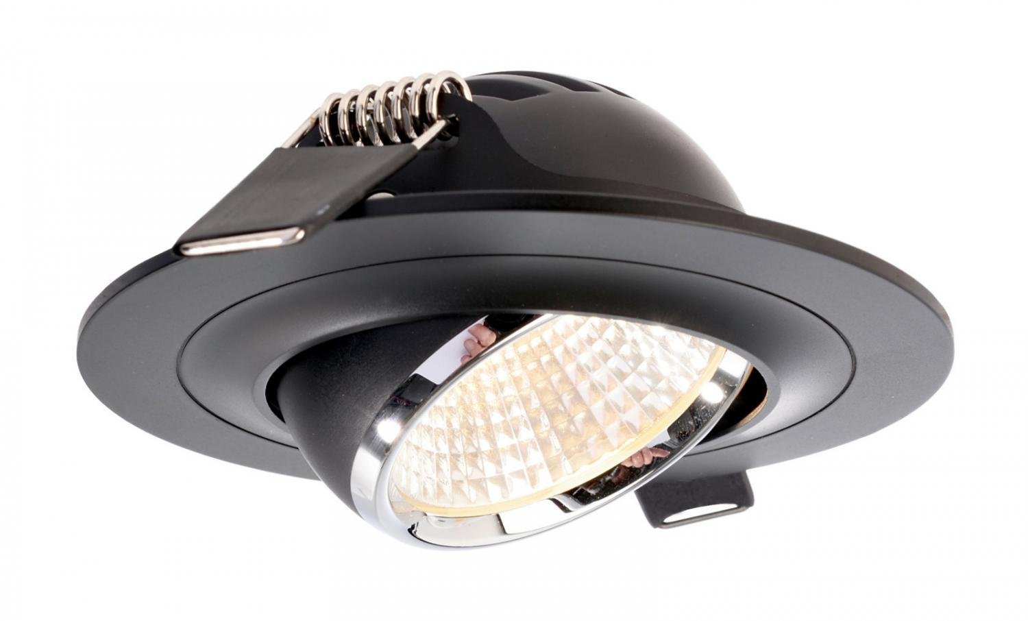 Obrázek produktu Zápustné svítidlo Saturn černé 8W LED 2700K 550lm - LIGHT IMPRESSIONS 2 Obrázek produktu Zápustné svítidlo Saturn černé 8W LED 2700K 550lm - LIGHT IMPRESSIONS 2