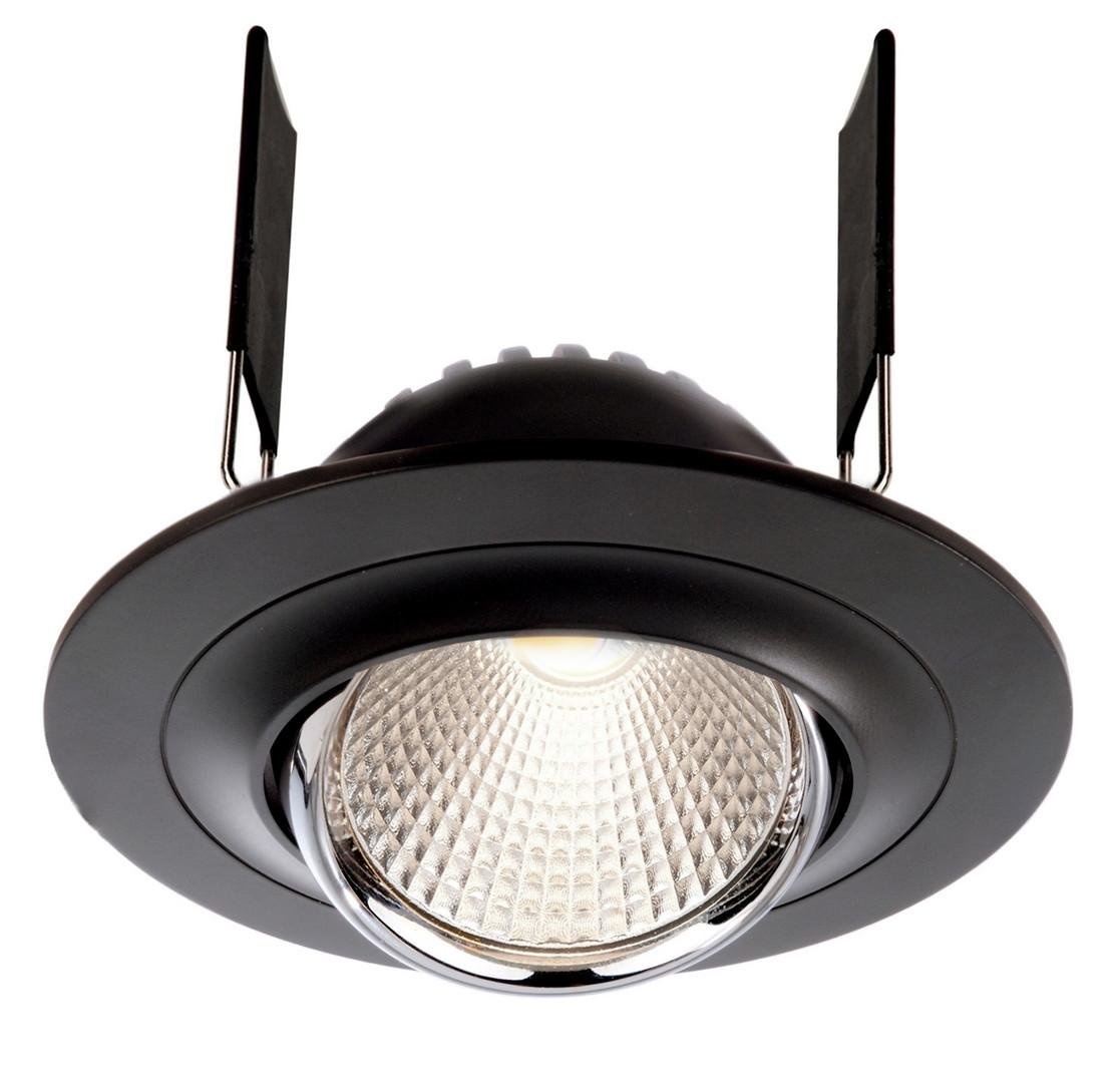 Zápustné svítidlo Saturn černé 8W LED 4000K 580lm - LIGHT IMPRESSIONS Obrázek produktu Zápustné svítidlo Saturn černé 8W LED 4000K 580lm - LIGHT IMPRESSIONS