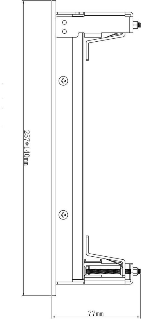 IMPR 930093 Kardan rámeček pro modulární systém COB 14x25,7x4,3cm - DEKOLIGHT (obrázek 2)