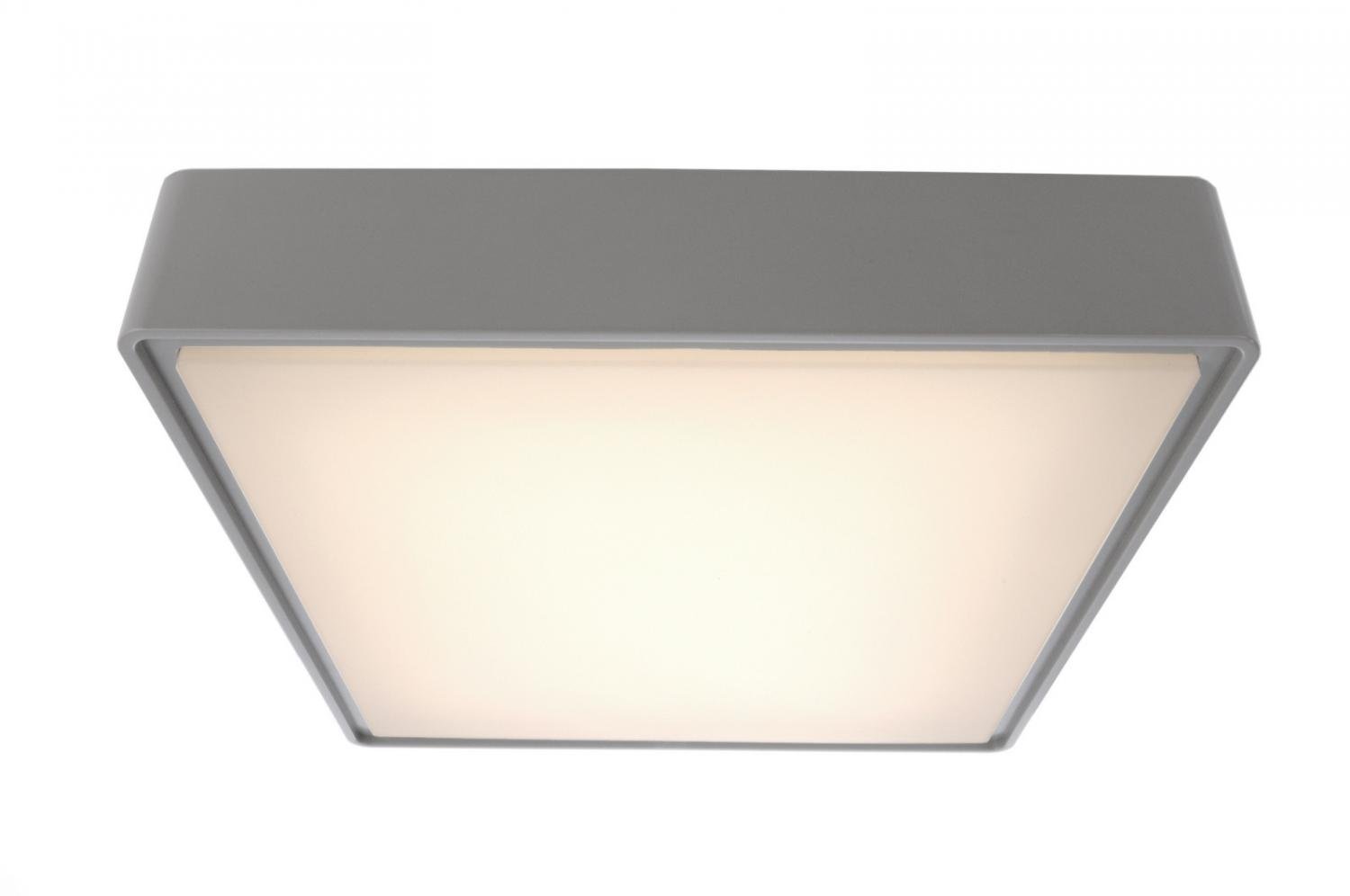 IMPR 348009 Stropní svítidlo Quadrata II šedé 16W IP65 3000K 700lm - LIGHT IMPRESSIONS