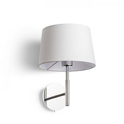 Obrázek pro produkt BROADWAY nástěnná bílá chrom 230V E27 42W - RED - DESIGN RENDL