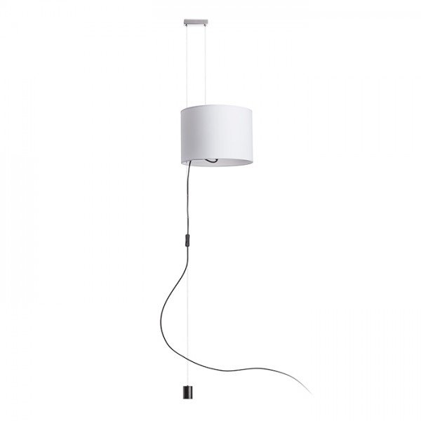 RED R11989 BROADWAY závěsná posuvná bílá chrom 230V E27 42W - RED - DESIGN RENDL