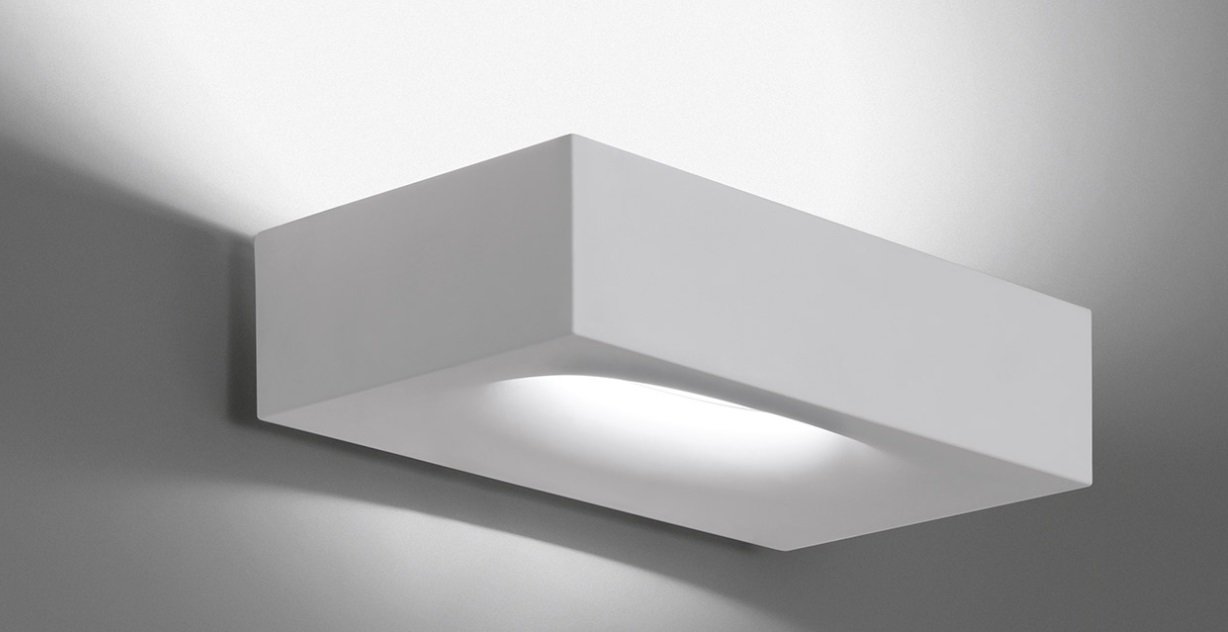 Levně AR 1633010A Nástěnné svítidlo MELETE LED bílé 27W 3000K 2191lm - ARTEMIDE