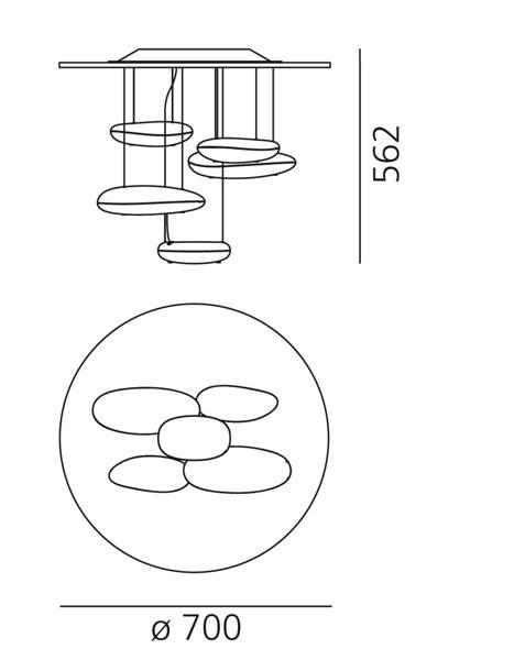 AR 1476110A Stropní svítidlo MERCURY MINI soffito LED DIM - ARTEMIDE (obrázek 3)