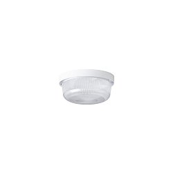 Obrázek pro produkt ELEKTRA 3 stropní/nástěnné průmyslové plastové svítidlo bílá / čirá IP54 60W E27 (původní kód OS 50004) - OSMONT
