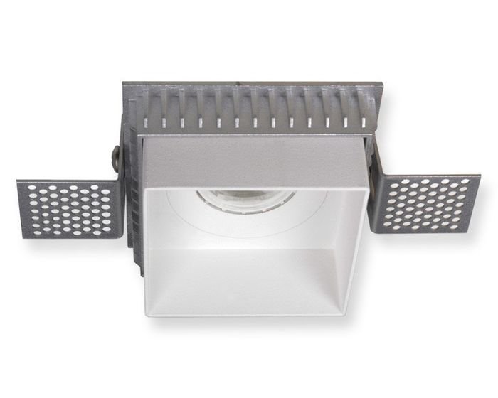 KHL K50125.01.TR.BK-BK.GU Zápustné svítidlo SAT hranaté černé max.50W 73x73mm hranaté - KOHL-Lighting (starý kód: KHL K50125.BK.GU)
