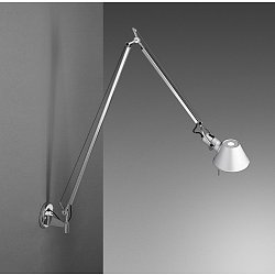 Obrázek pro produkt Nástěnné svítidlo TOLOMEO Braccio Halo s vypínačem 77W E27 hliník - ARTEMIDE