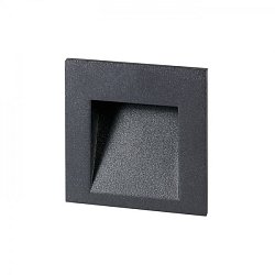 Obrázek pro produkt TESS SQ zápustná antracitová 230V LED 3W IP54 3000K - RED - DESIGN RENDL