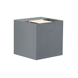 Obrázek pro produkt Nástěnné svítidlo LED Cybo 2x3W šedé 80x80mm - PAULMANN