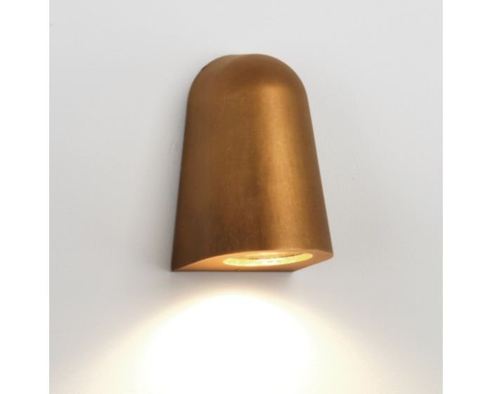 Levně AST 1317003 Nástěnné venkovní svítidlo Mast 6W GU10 staromosaz IP65 - ASTRO Lighting