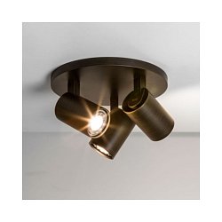 Obrázek pro produkt Spotové svítidlo Ascoli Triple Round bronz 3x50W GU10 (starý kód: AST 6146) - ASTRO Lighting
