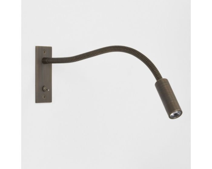 Levně AST 1295003 Nástěnné svítidlo Leo switched bronz 1x2W LED, 3000K, 99lm (starý kód: AST 7052) - ASTRO Lighting